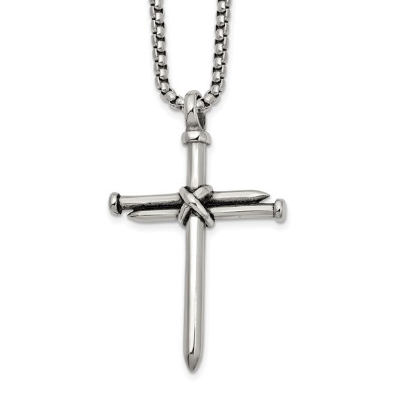 Mens Cross Necklace